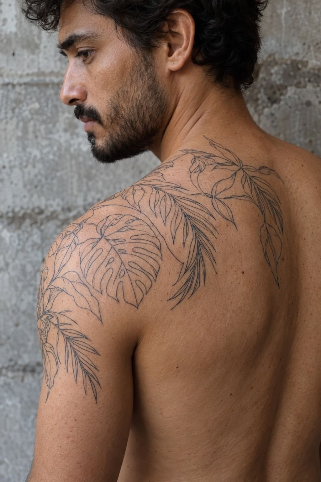 Why Let Flowing Tropical Leaves Cross the Shoulder?
