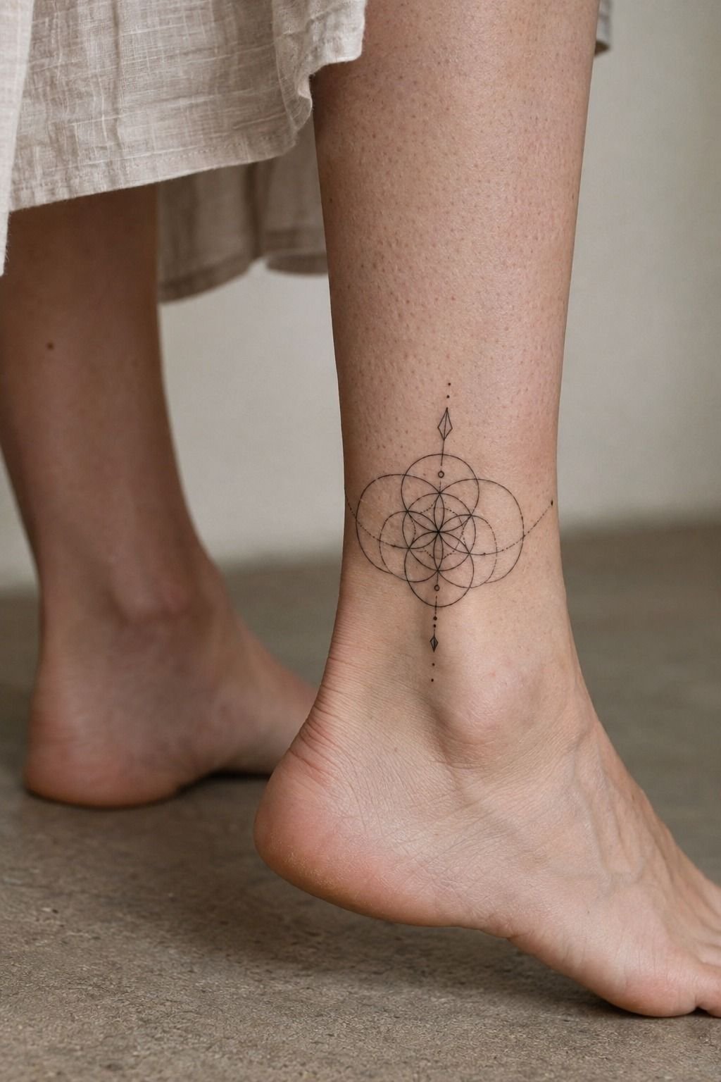 Start with a Sacred Geometric Line Concept