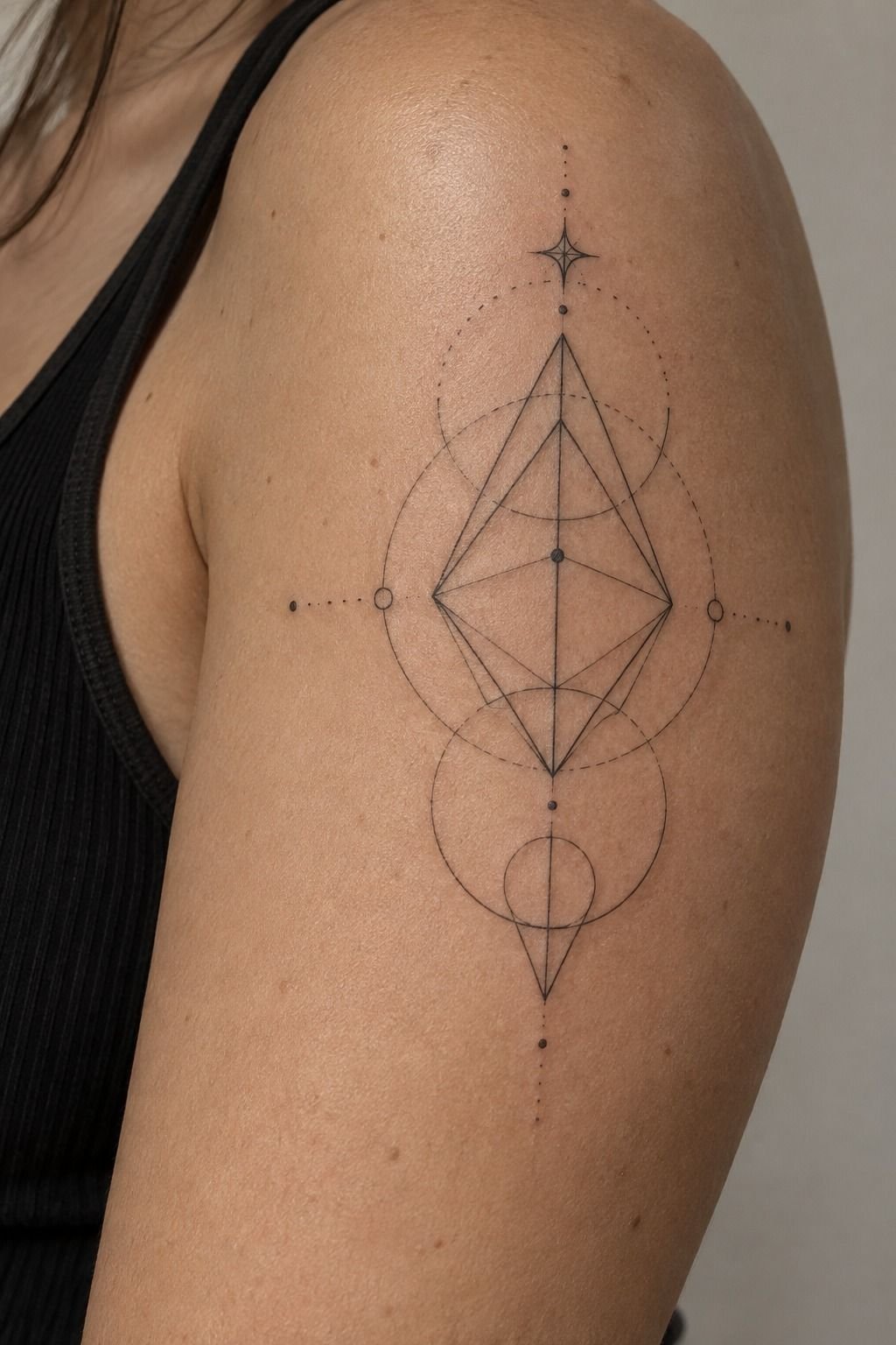 Pick Minimal Polygonal Fine Line Symbolism