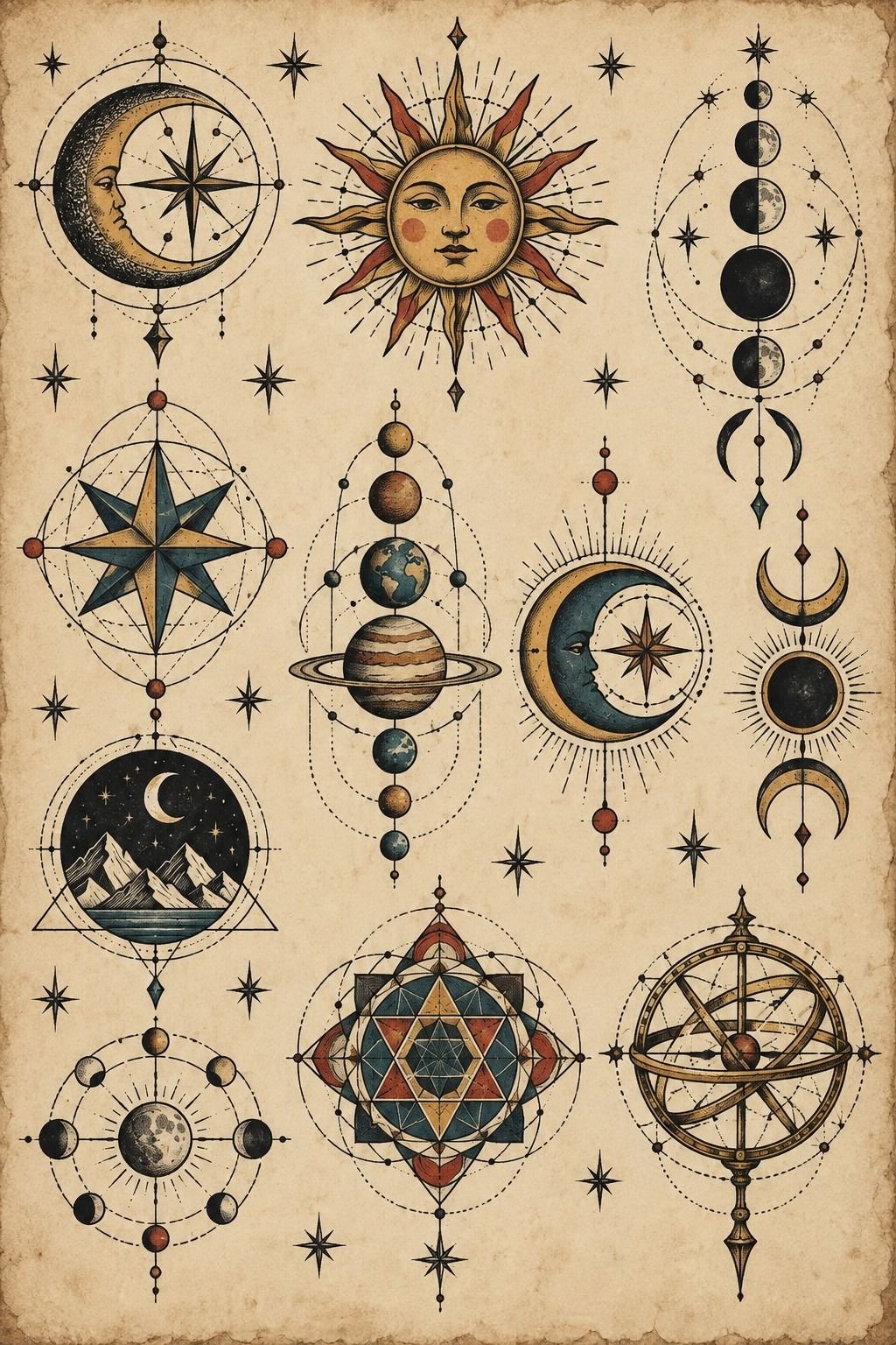 Plan a Meaningful Celestial Geometry Composition
