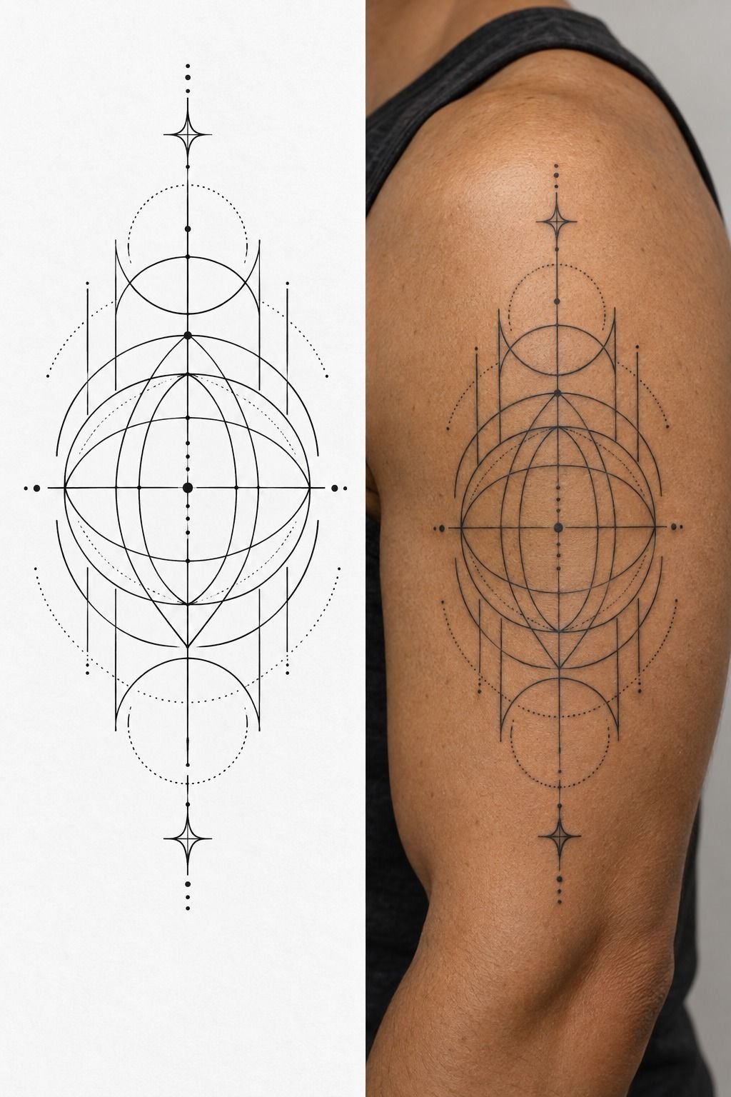 Match Personal Coordinates with Sharp Geometric Arcs