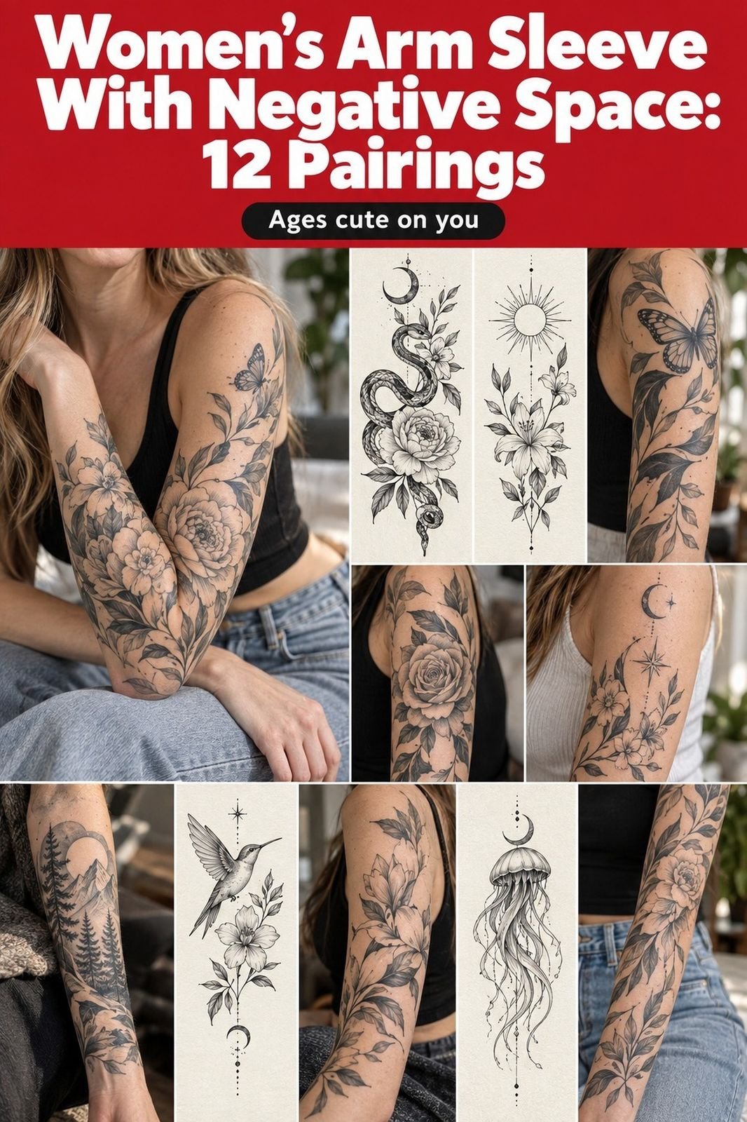 How to Design a Women’s Arm Sleeve for Your First Tattoo - 11 Ideas