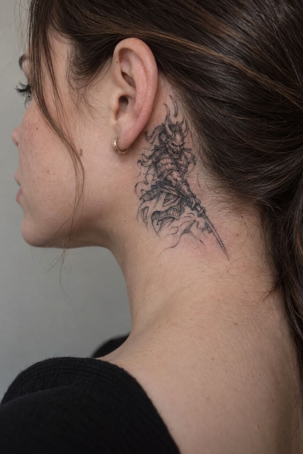 Choose a Fierce Oni Samurai Tattoo Pose