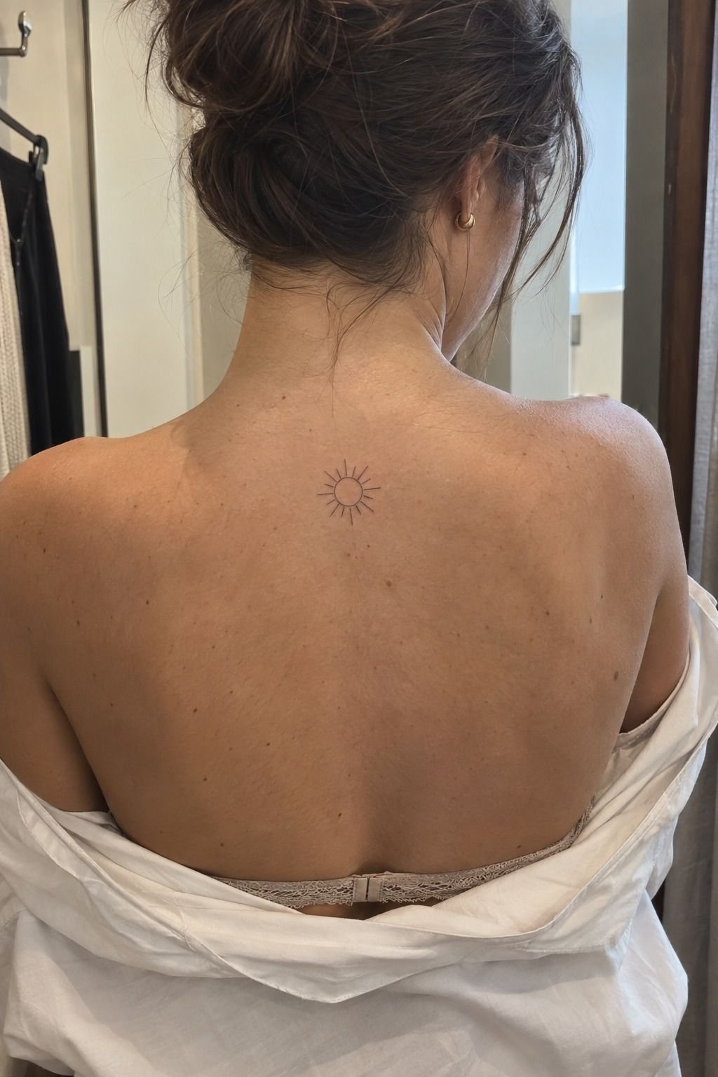 Pick Fine Line Rays for a Little Sun Tattoo: The Breathing-Space Method