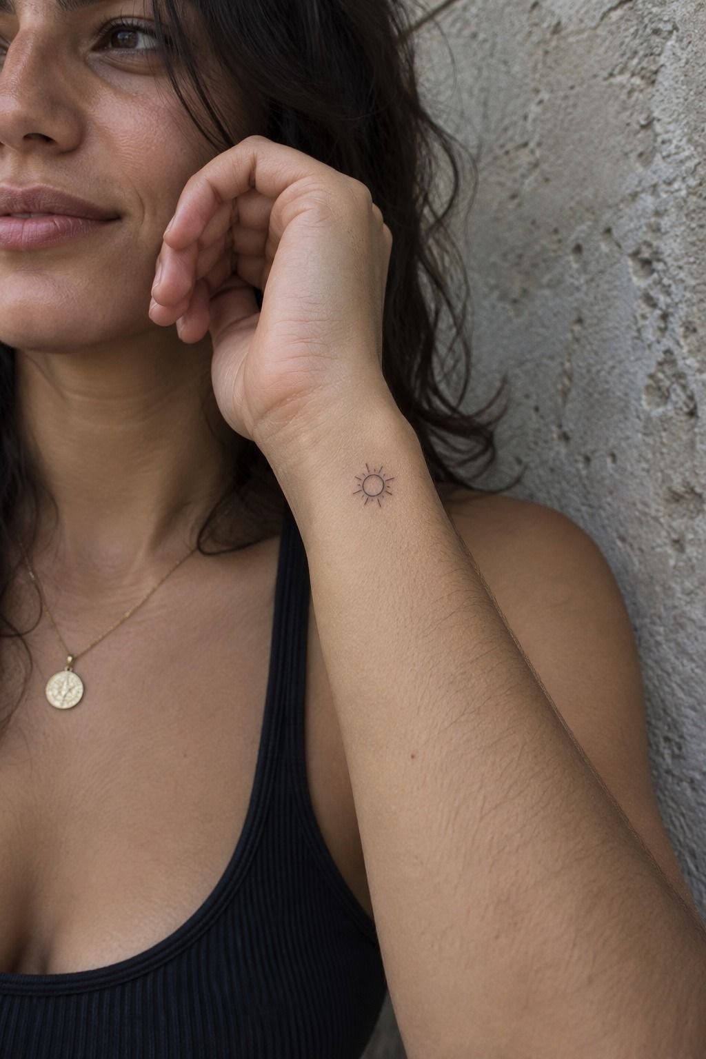 Place a Tiny Little Sun Tattoo on Your Wrist: The Visibility Test
