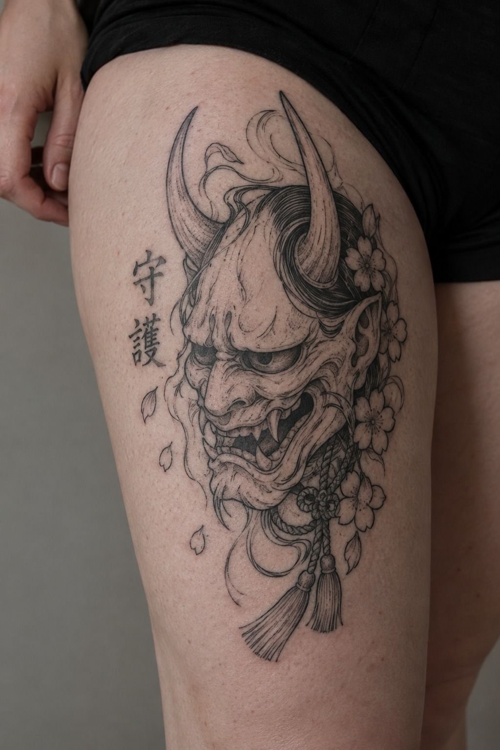 Add Symbolic Kanji Beside The Oni