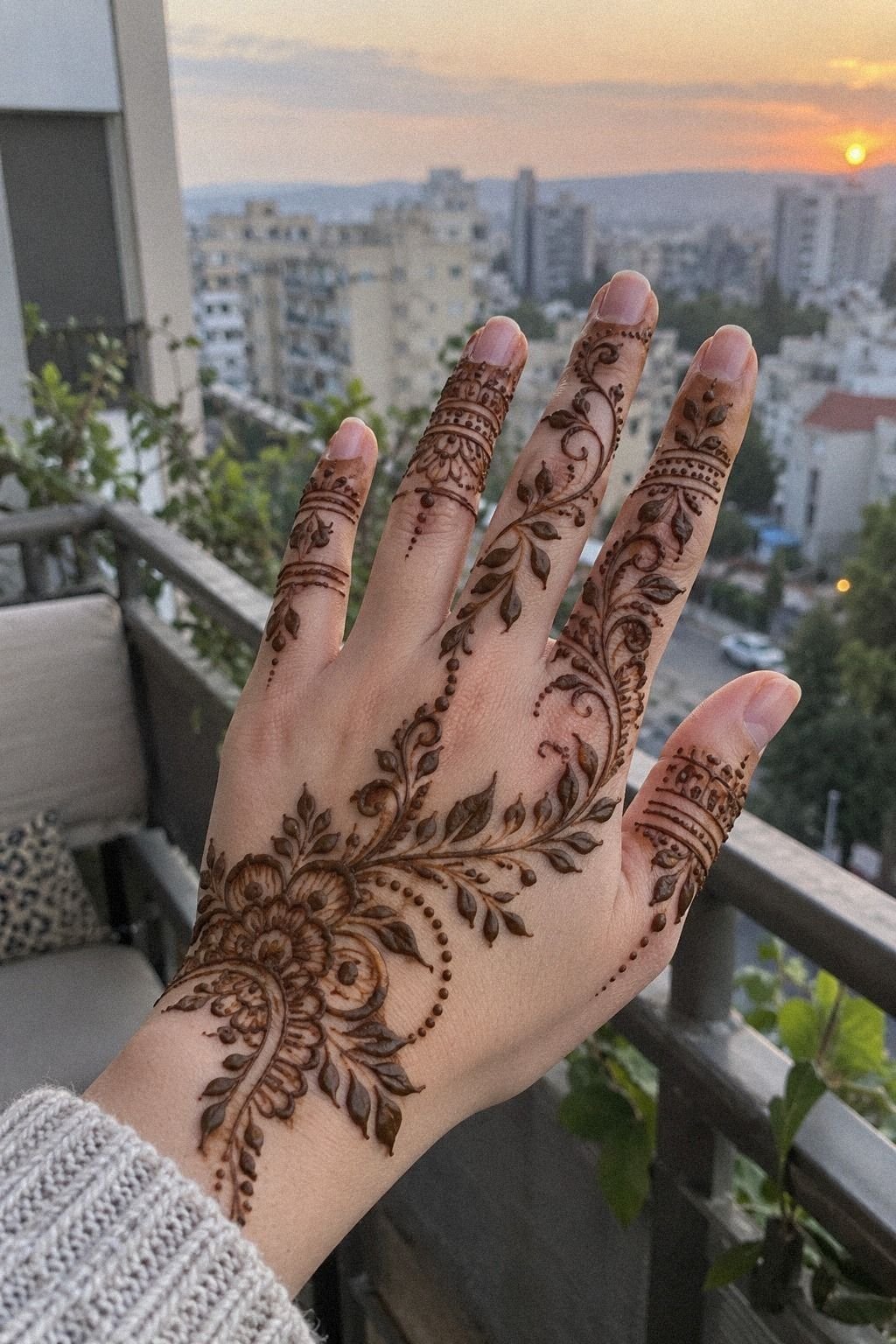 Trace Vines Across The Hand