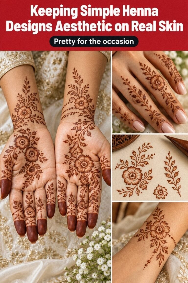 How to Create Aesthetic Henna Simple With a Private Meaning – 11 Ideas