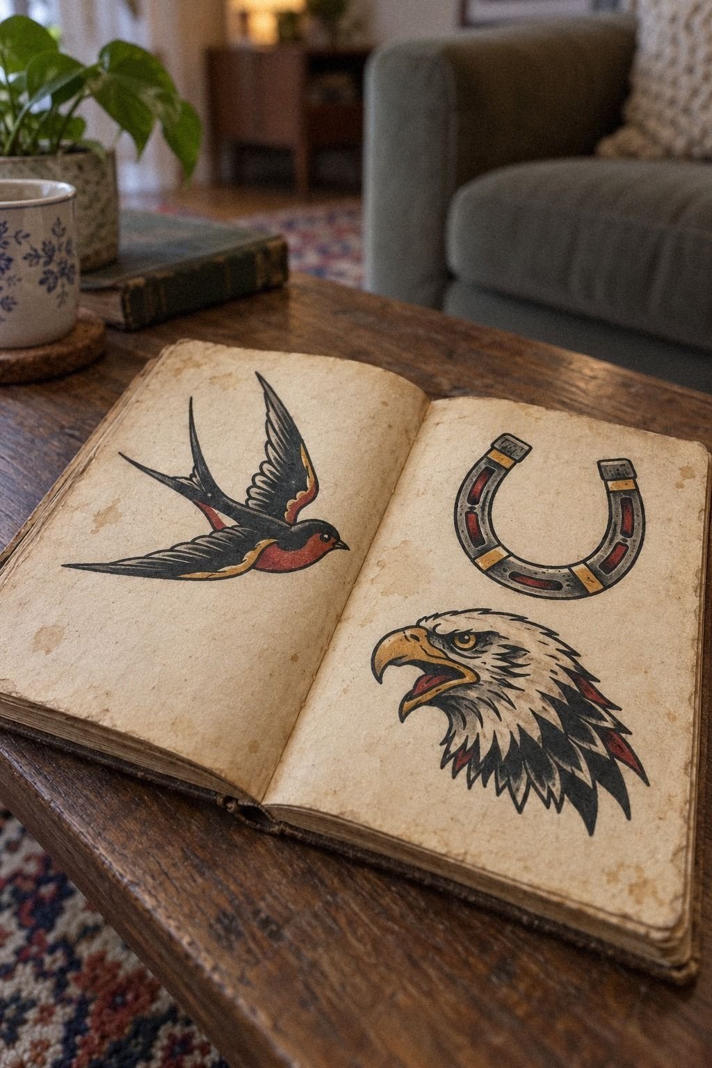 What changed when I compared four Trad Tattoo Designs