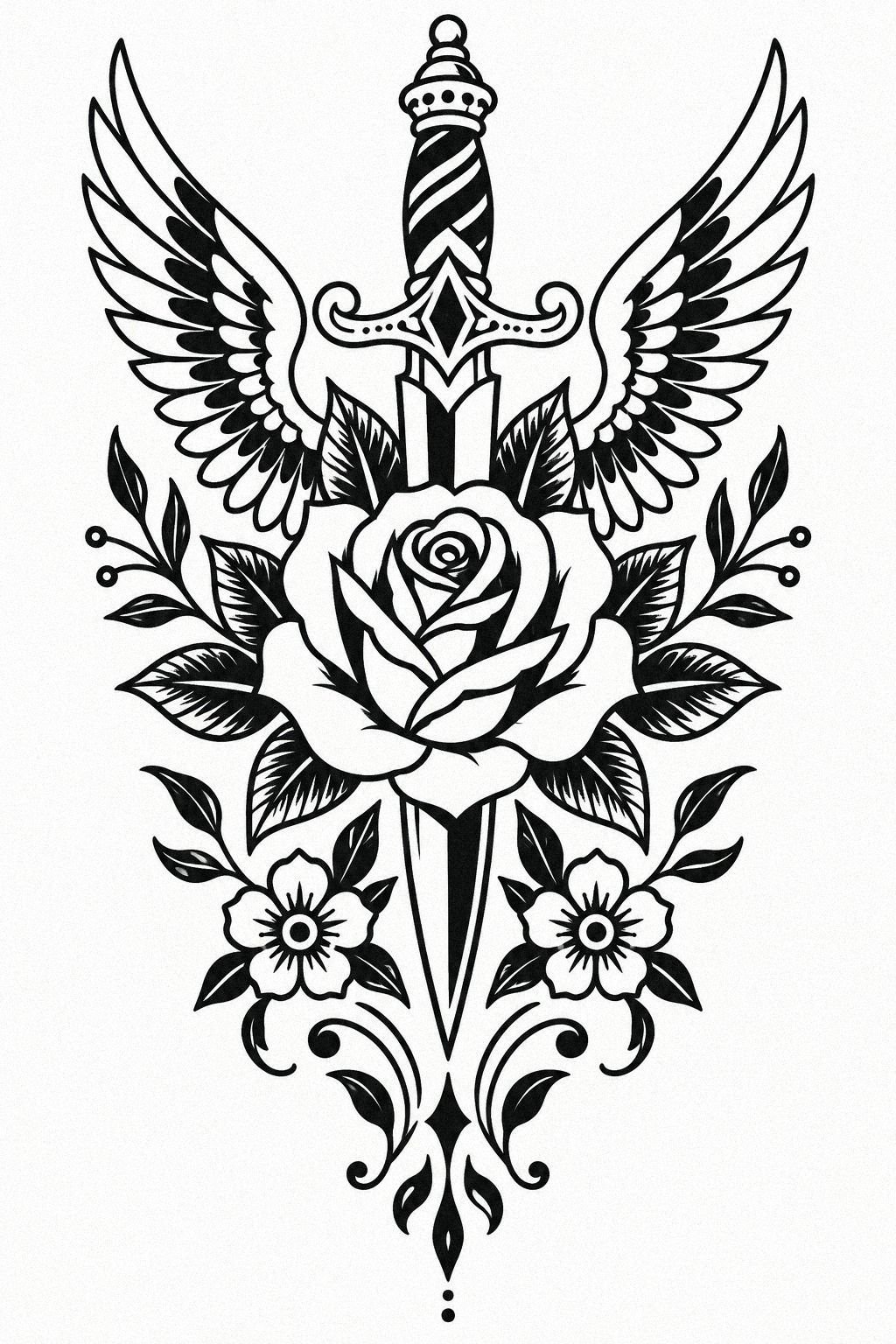 Why my Easy Traditional Tattoo improved after I removed detail
