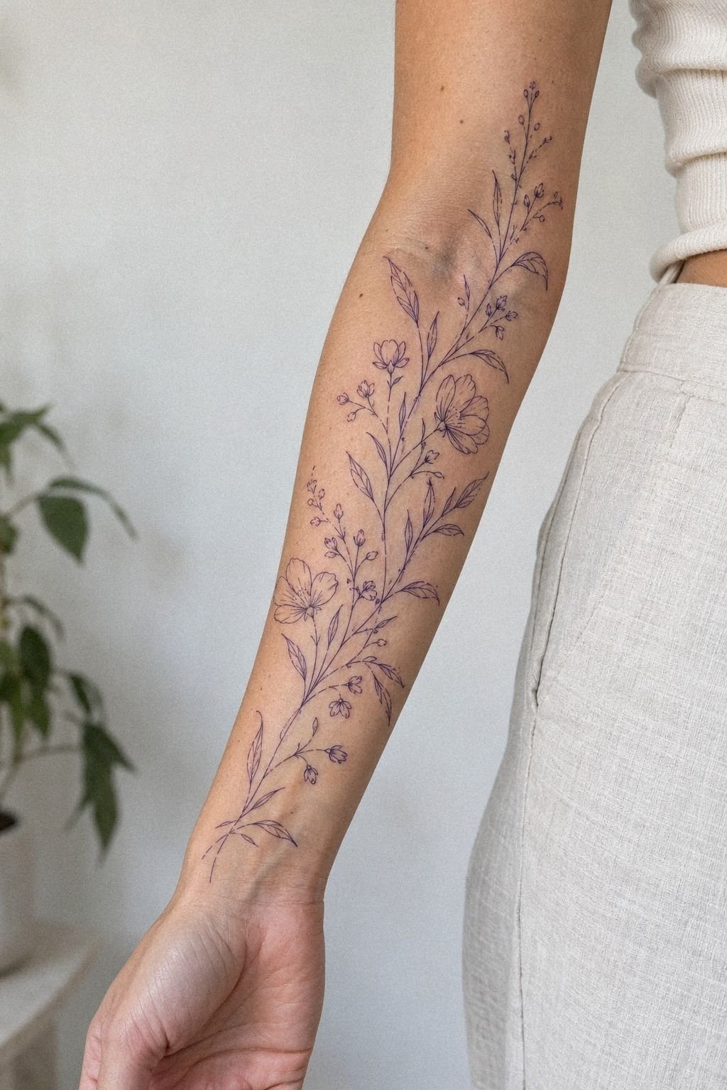 Pick Intricate Botanical Linework