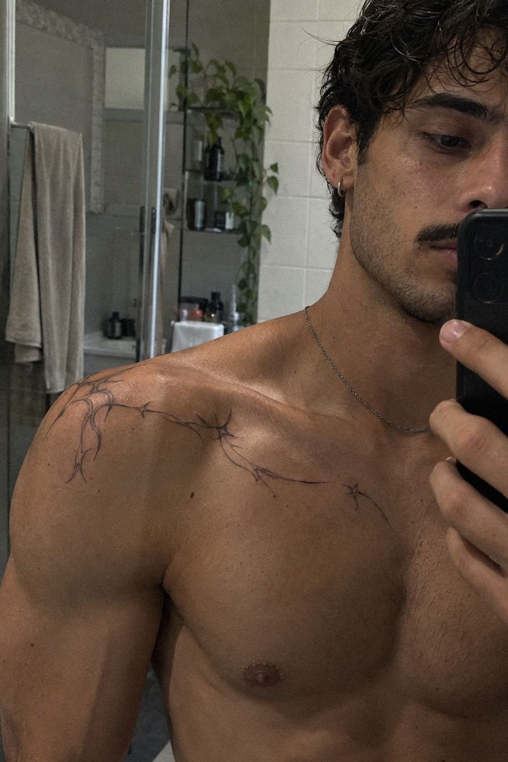 Where Should an Edgy Script Shoulder Tattoo Sit?