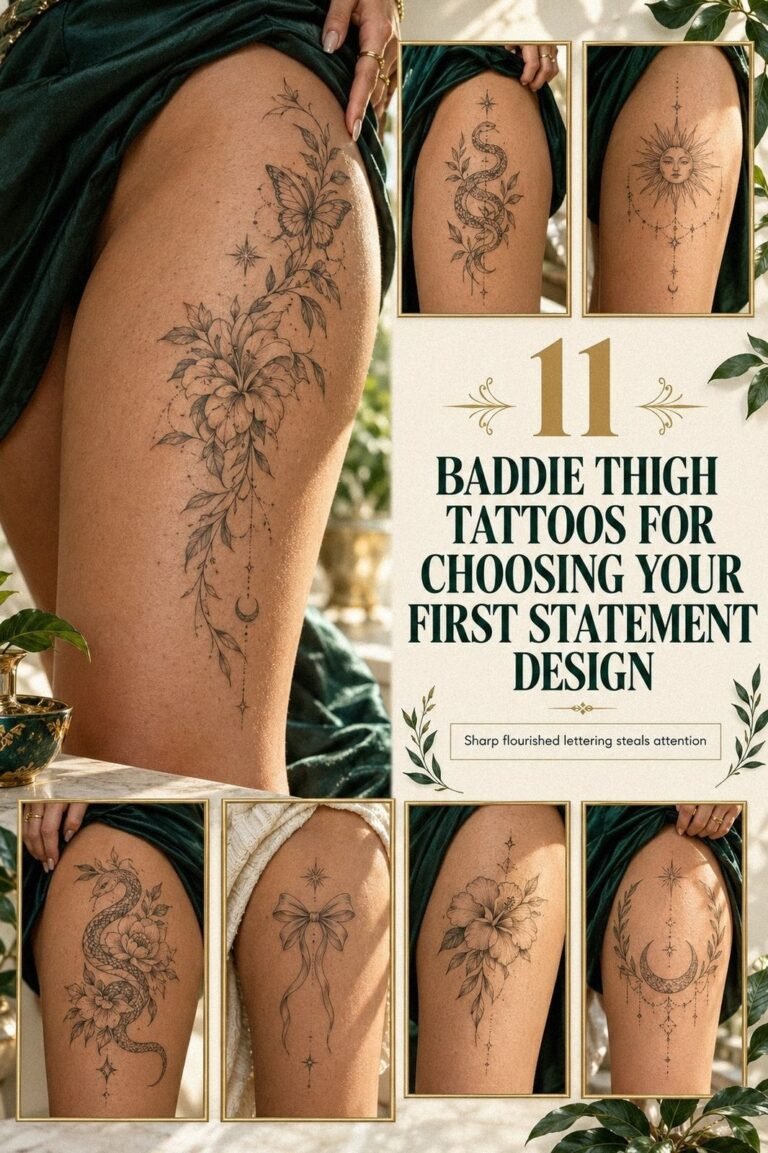 I Chose Baddie Thigh Tattoos, They Stayed Crisp For Years