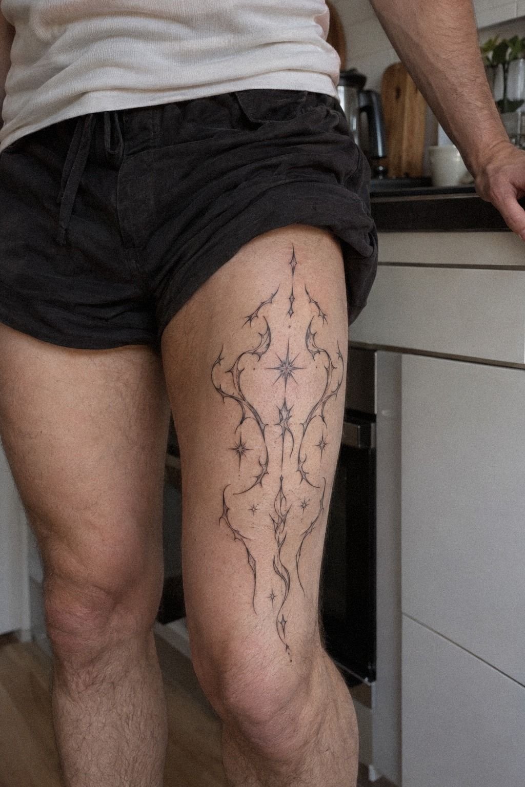 I Chose a Fierce Front-Thigh Placement