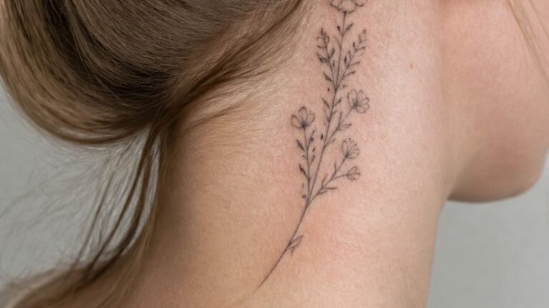 Behind the Neck Tattoo Ideas That Actually Age Well