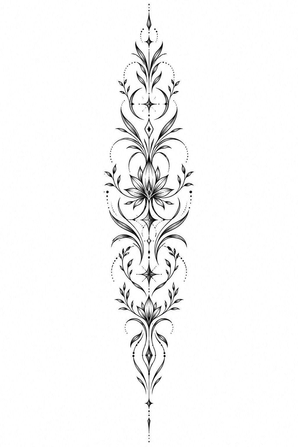 The Nyx Motif: Sacred Geometry for an Ornate Back Piece