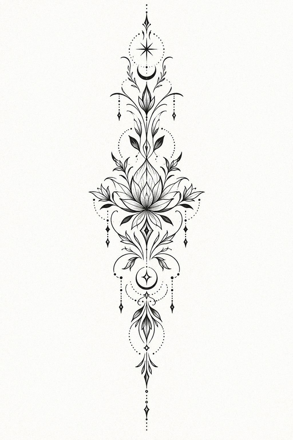 Expressive Blackwork for Ankles and Beyond