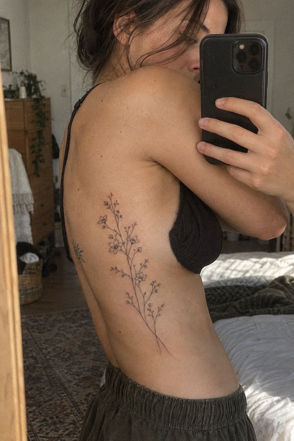 When Flowers Frame an Intricate Name