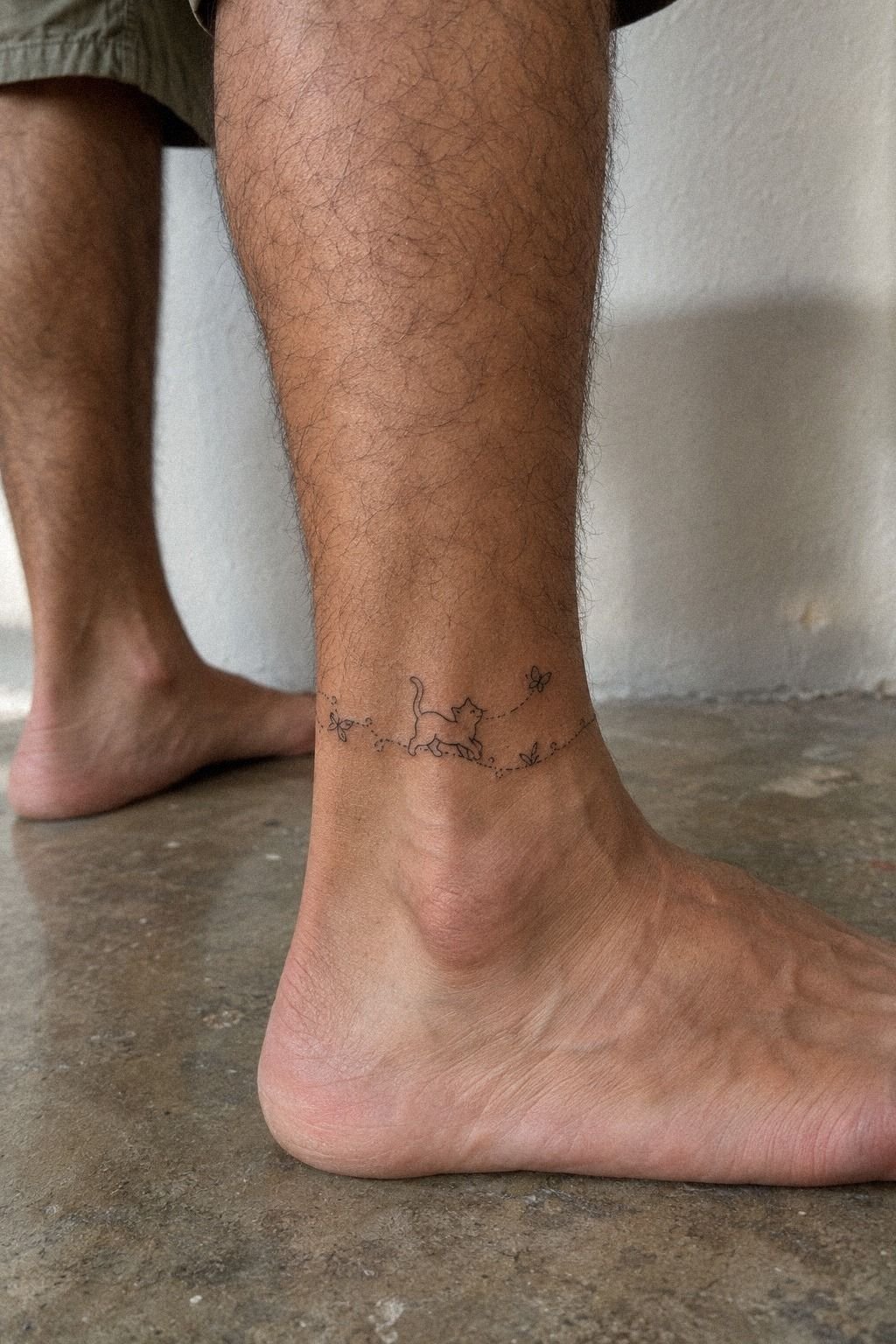 Playful Miniature Animal Ankle Ink