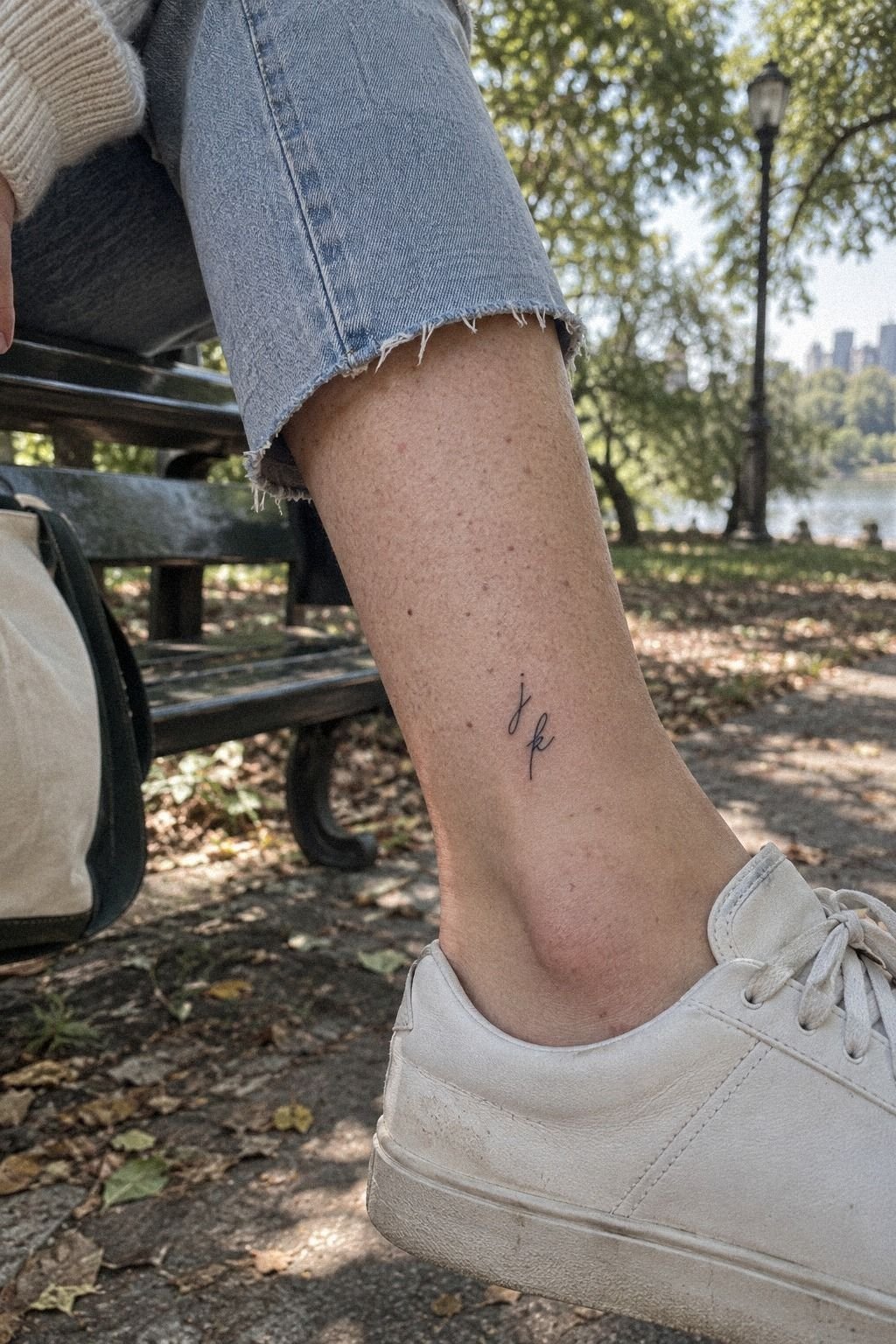 Initials on the Ankle: Keep the Letter Legible
