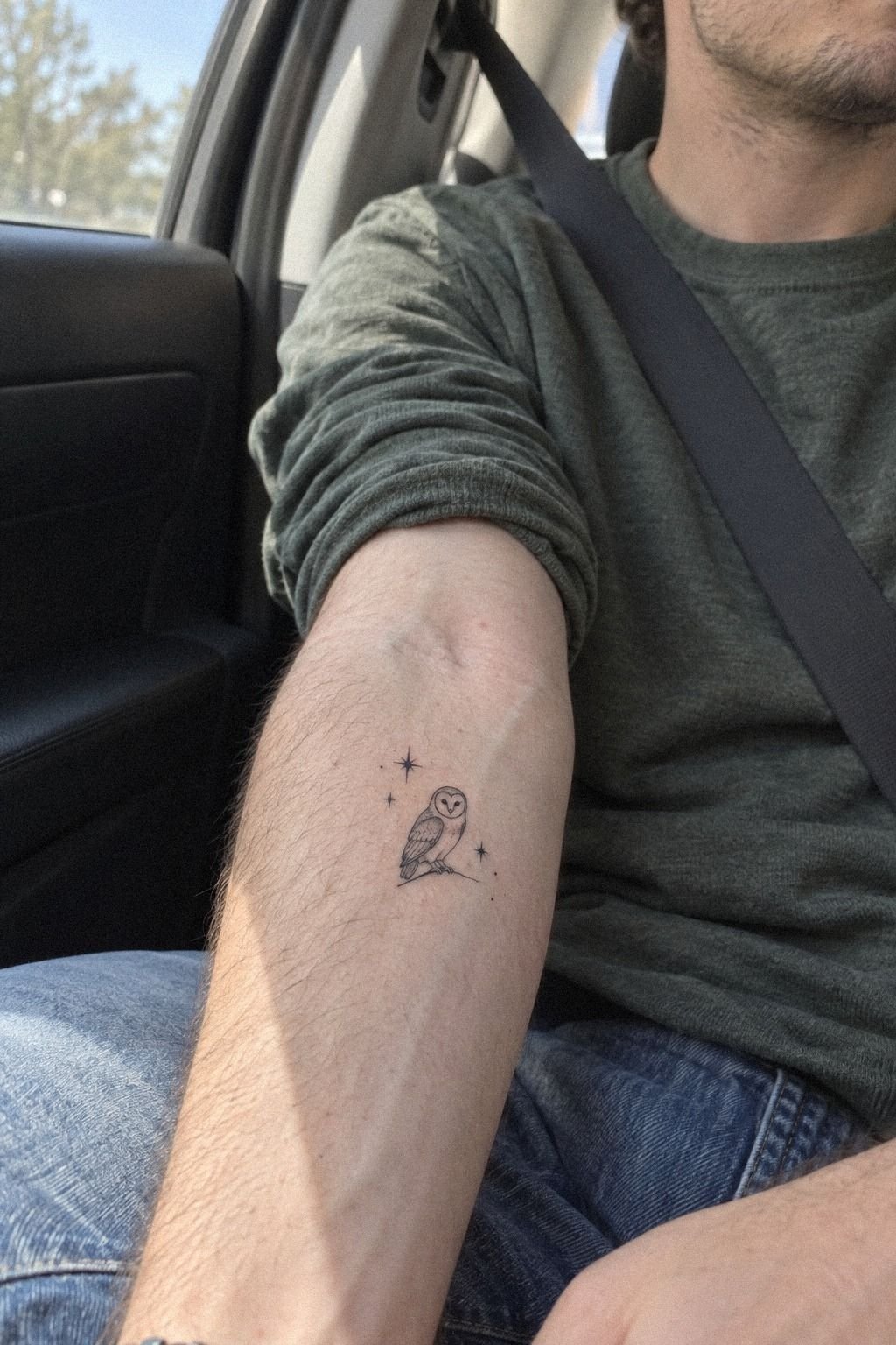 Start With a Tiny Owl Tattoo Sketch