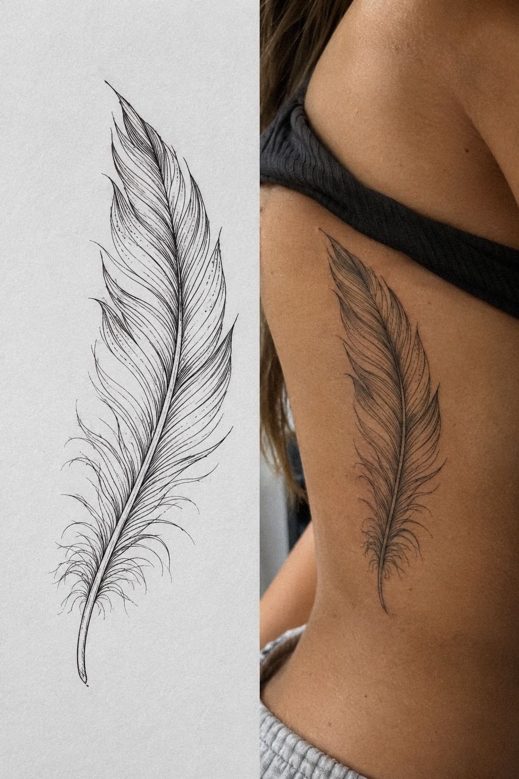 Ornate Feathers Versus Minimal Linework