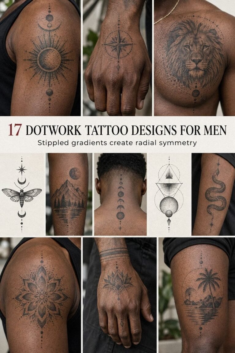 Meaningful Dotwork Tattoo Men Designs That Say It Without Words