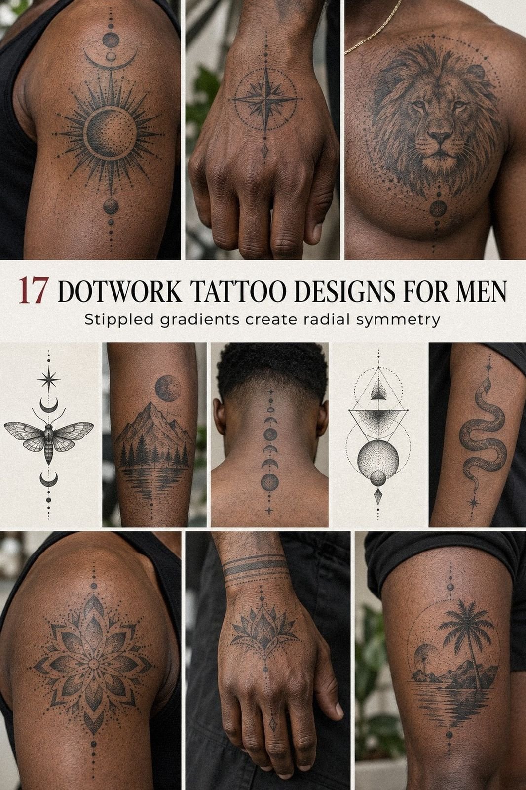 Meaningful Dotwork Tattoo Men Designs That Say It Without Words