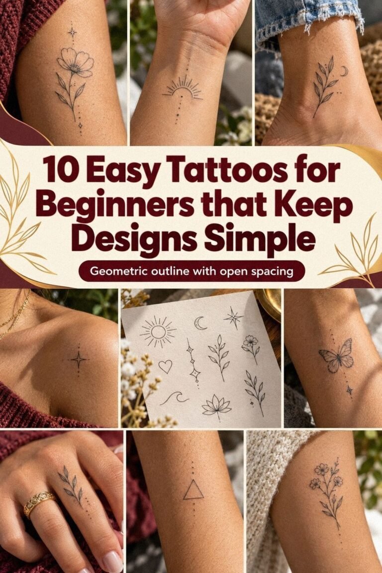 11 Simple Tattoos For Beginners That Make A First Tattoo Feel Right