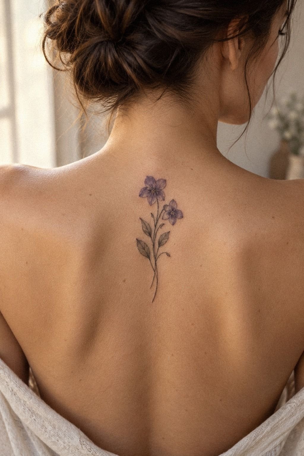 Behind the Ear: A Tiny Violet With an Edgy Mood
