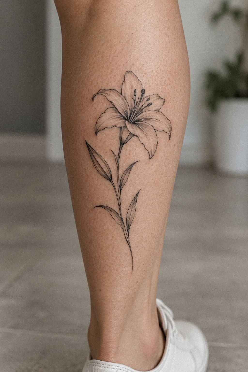Build the Healing Plan for My Dainty Lily Tattoo