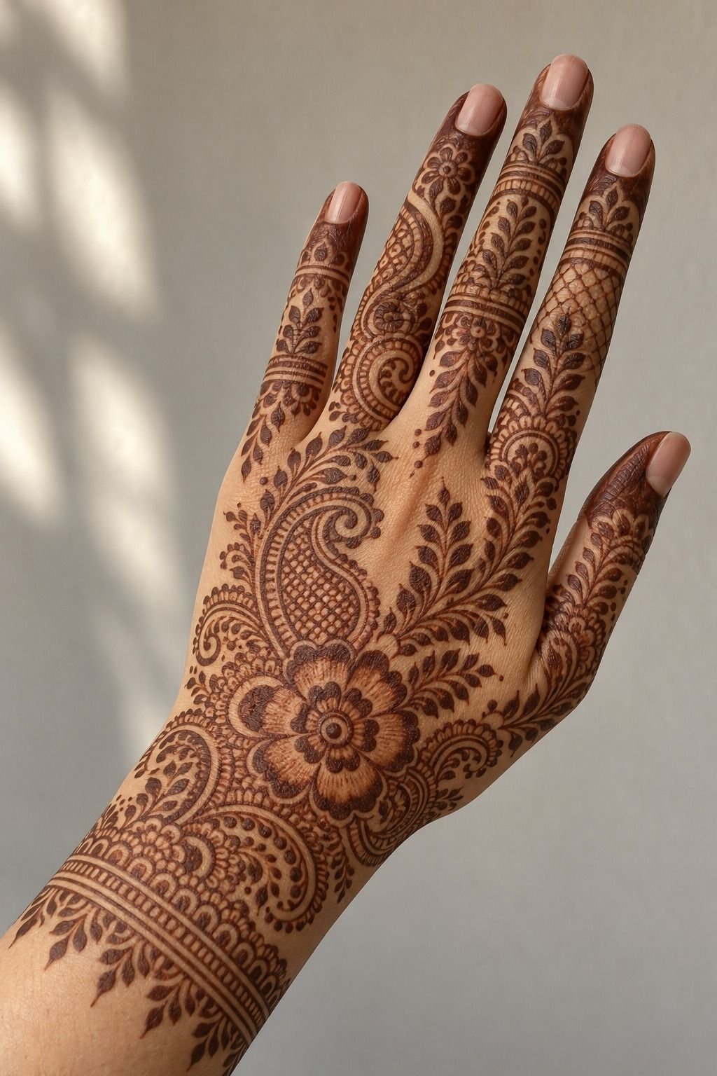 Floral Bracelet Full Hand Design
