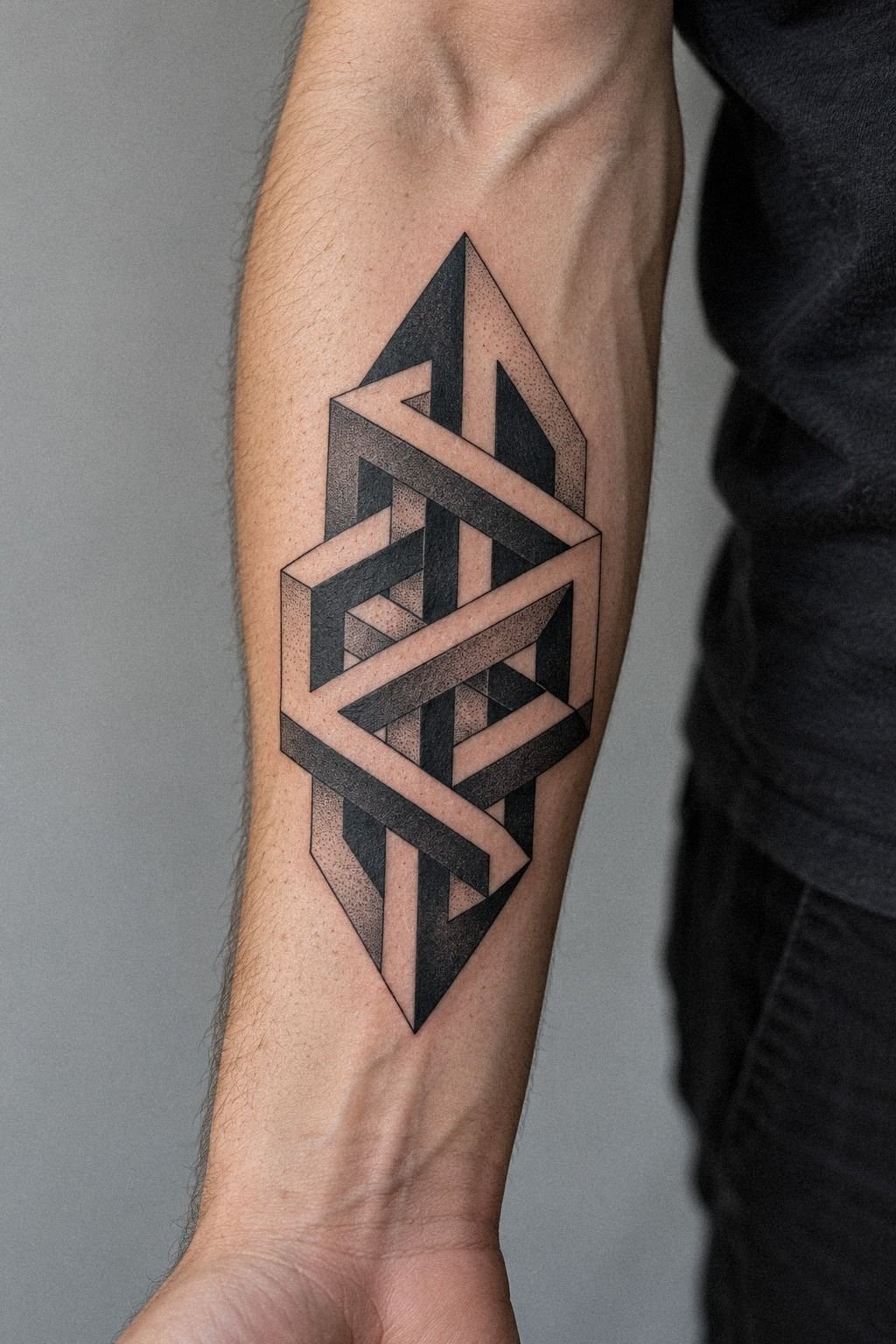 Follow an Optical Spiral Around the Upper Arm