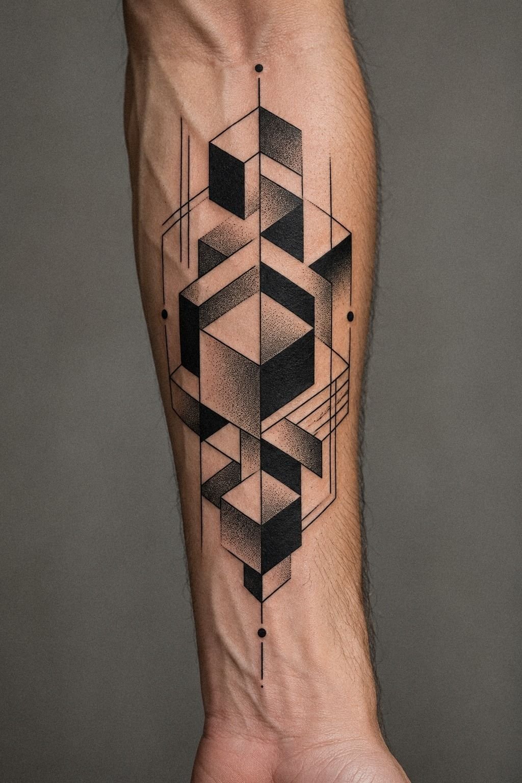 How Should a Geometric Pattern Flow Down the Spine?