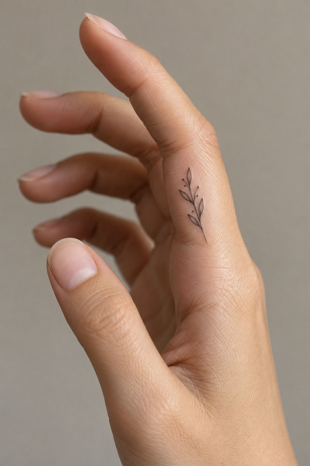 Tiny Birth Flowers on Inner Fingers