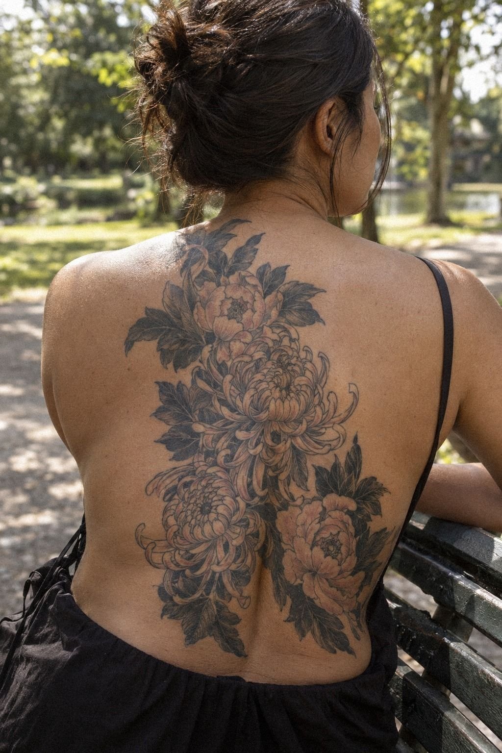 I Added Japanese Peony Leaves for Contrast