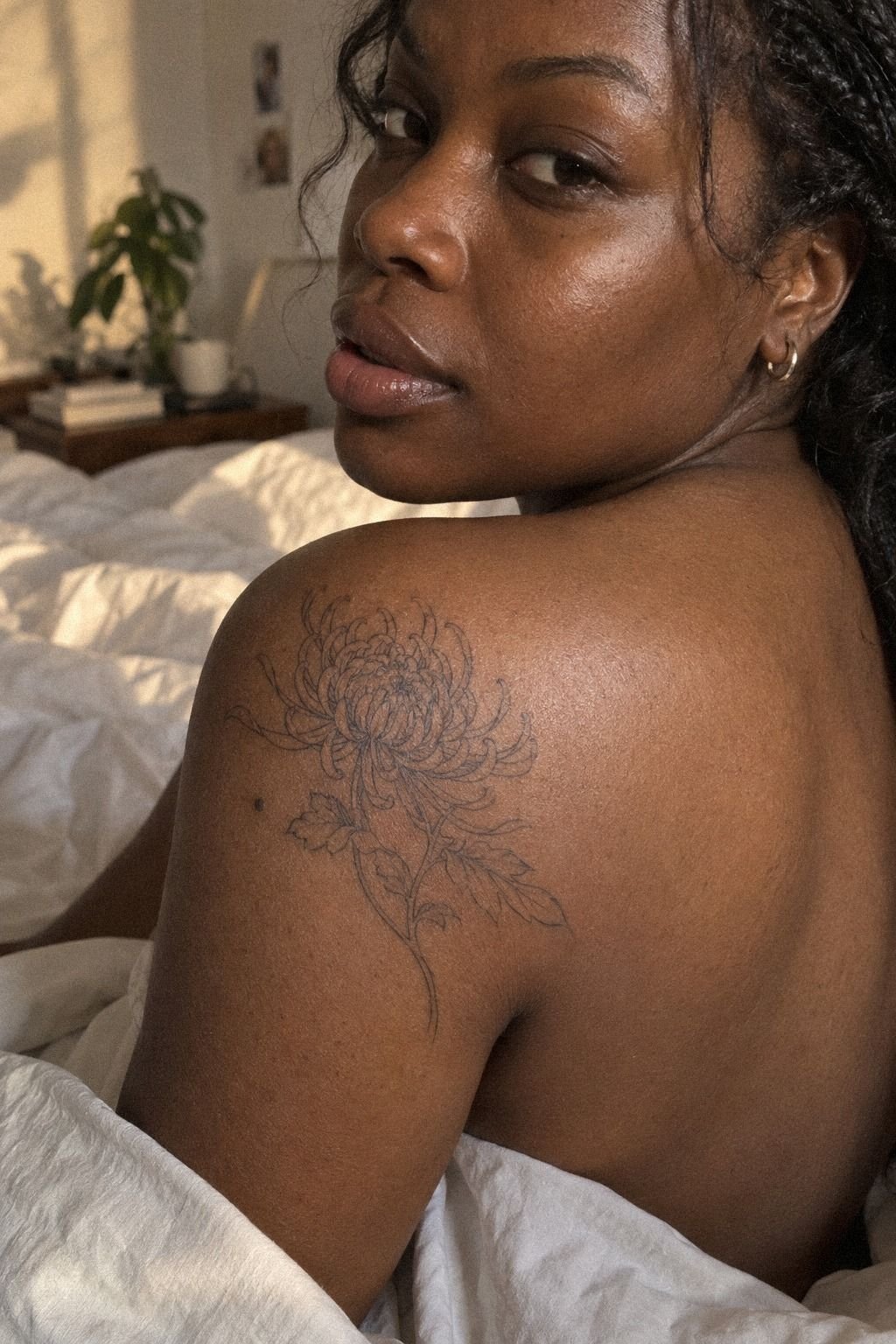 Fine Linework Along My Shoulder
