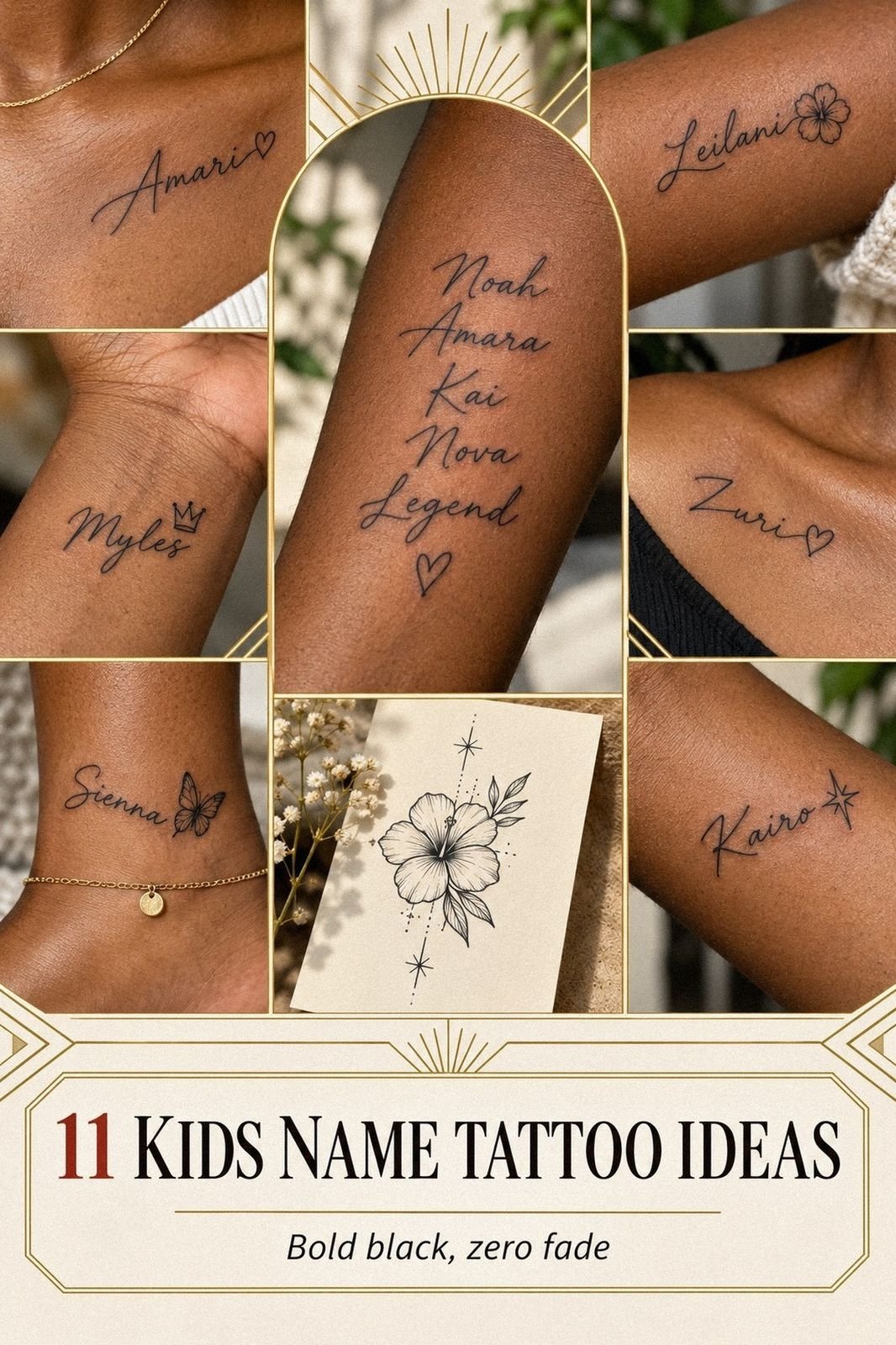 I Got a Kids Name Tattoo for My Mother, It Says What Words Cannot