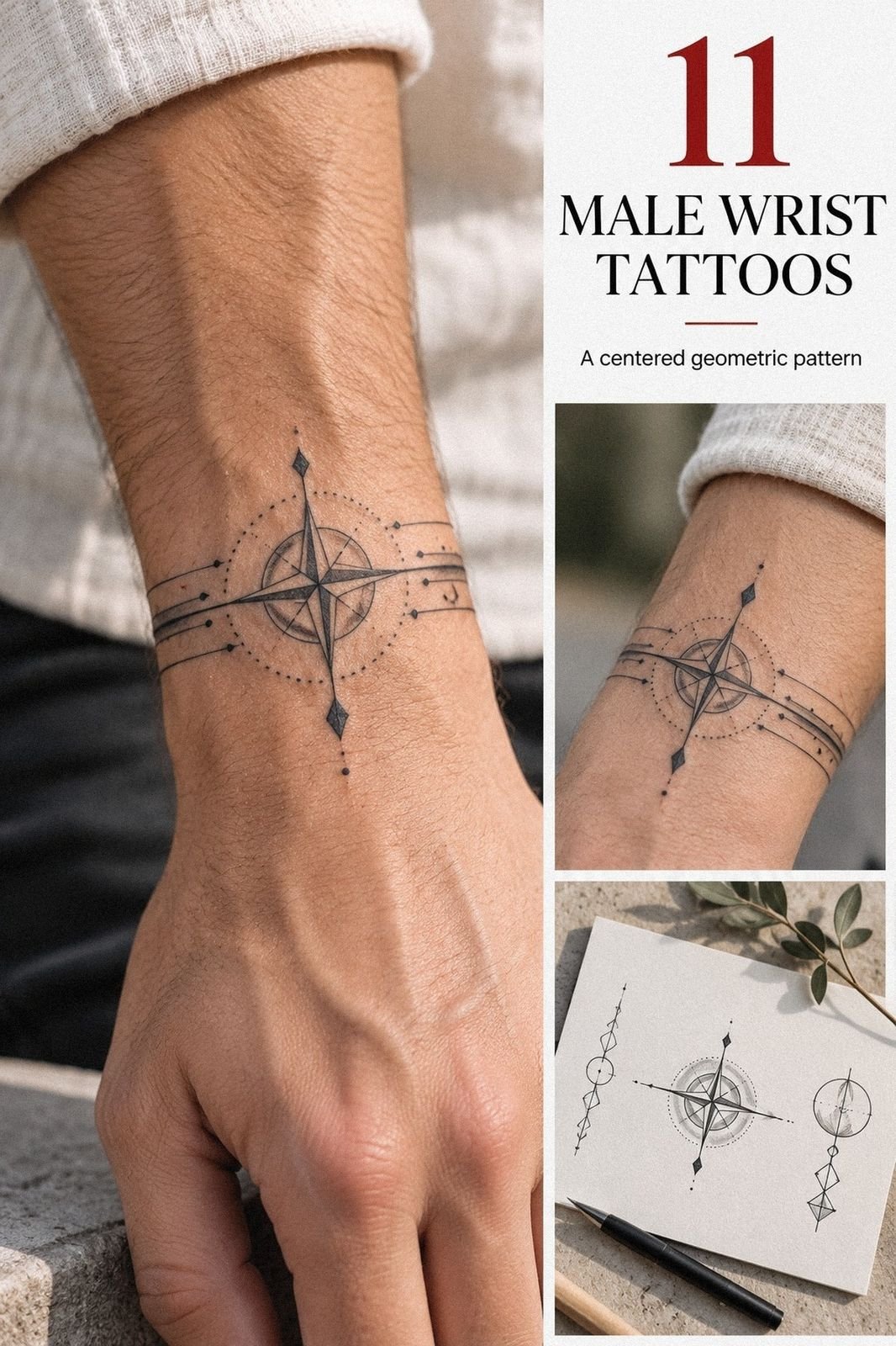 How to Design Male Wrist Tattoos That Stay Hidden at Work - 11 Ideas