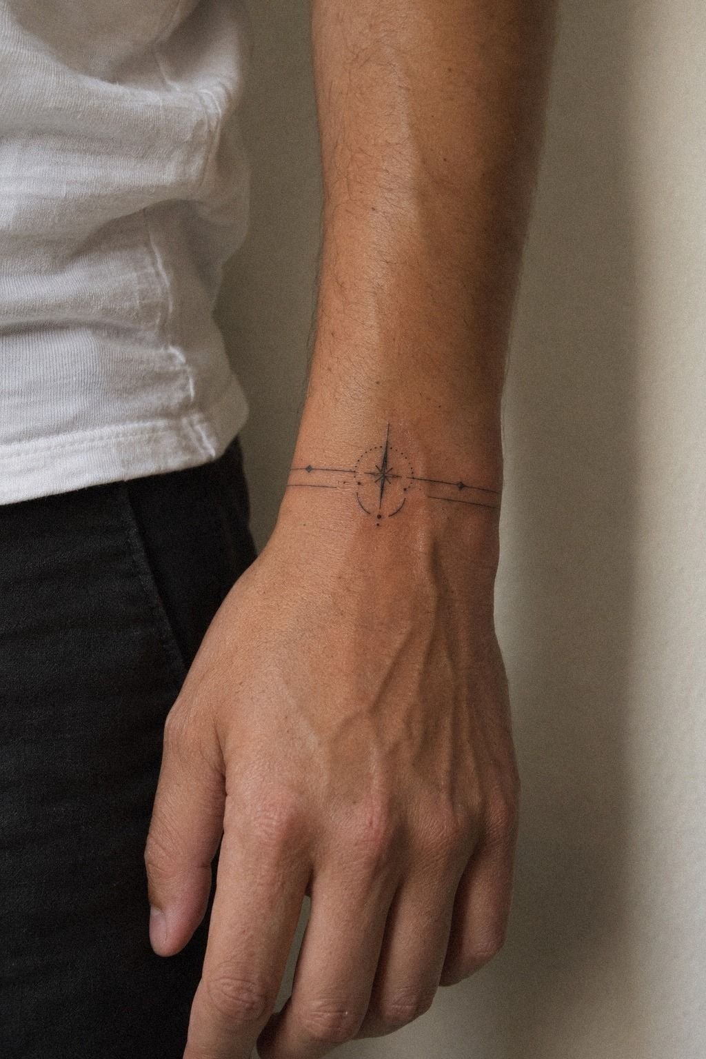 Place Finger Tattoos Beside the Wrist