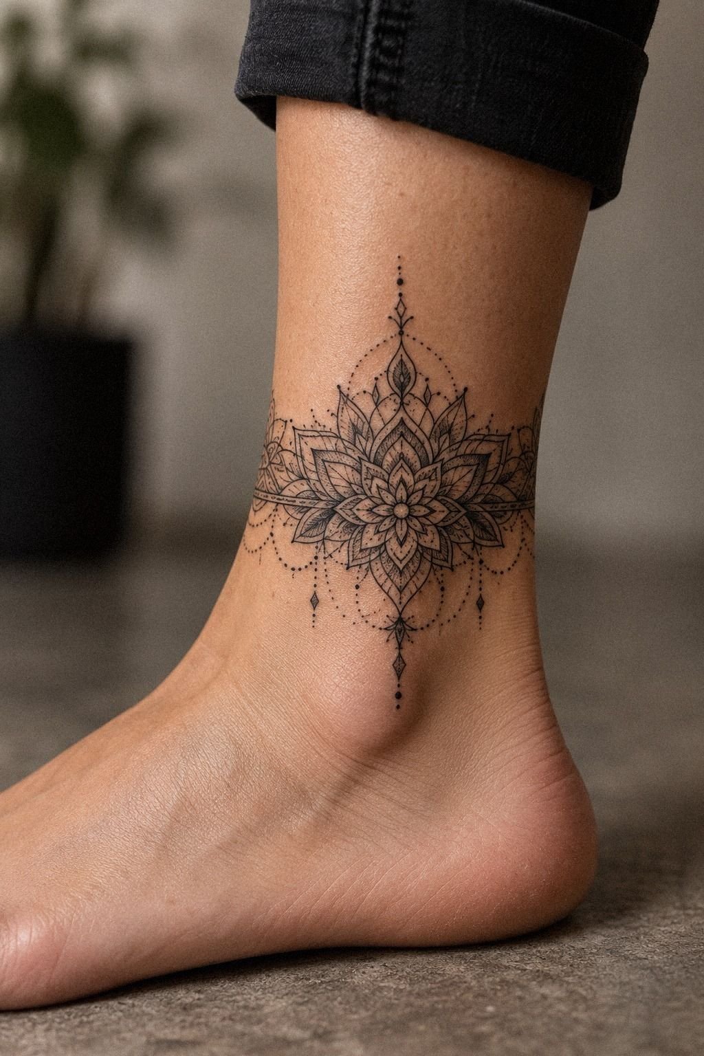 Layer Symbolic Moons Inside Your Mandala Tattoo Design