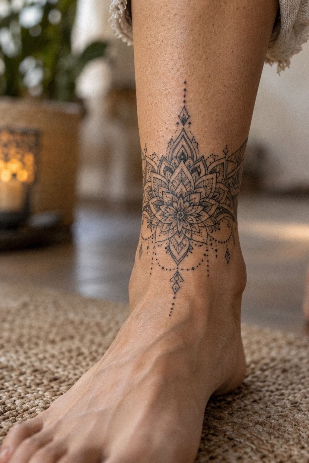 Balance Bold Petals with Sharp Mandala Linework