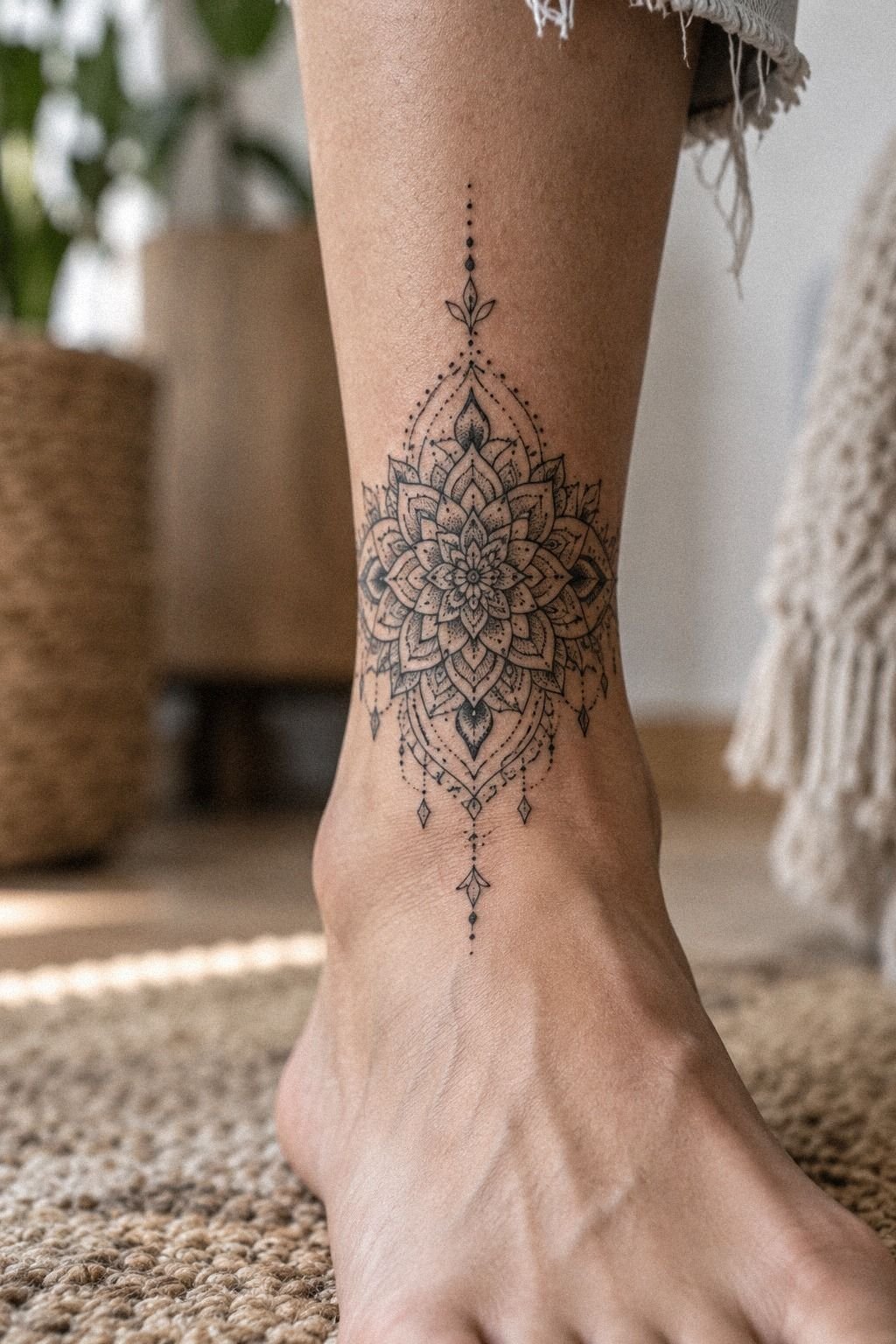 Add Meaningful Initials Within a Circular Mandala