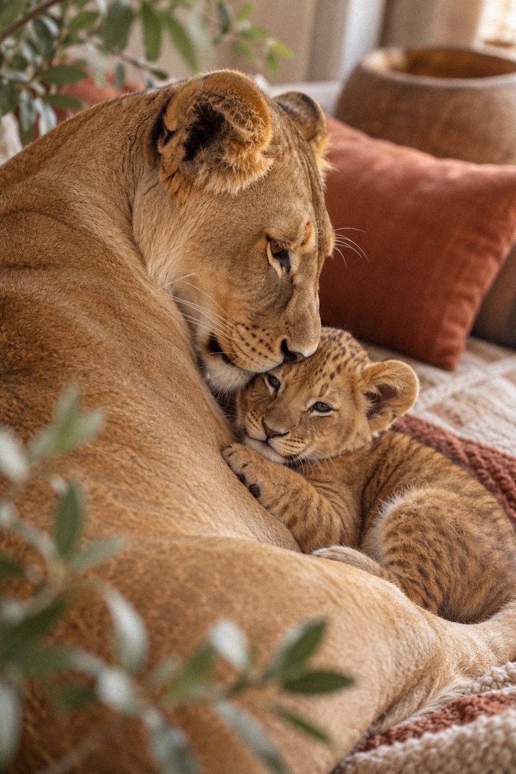 I Chose A Fierce Lion For Motherhood