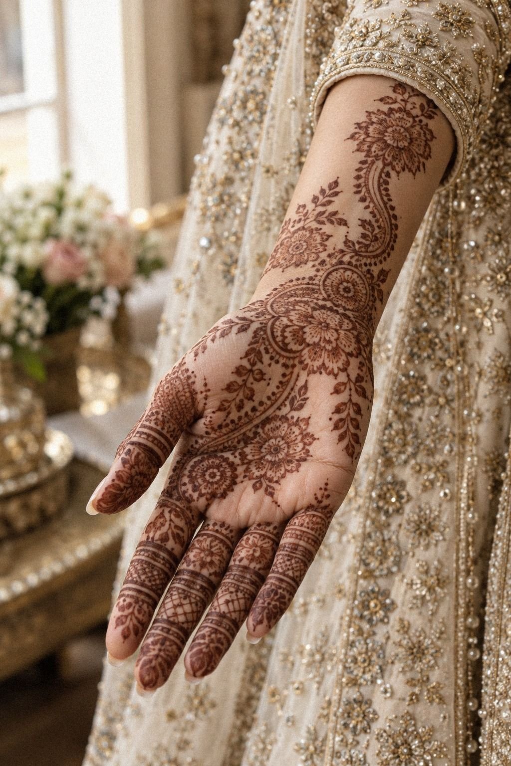 I Framed Fingers With Fine Bridal Bands