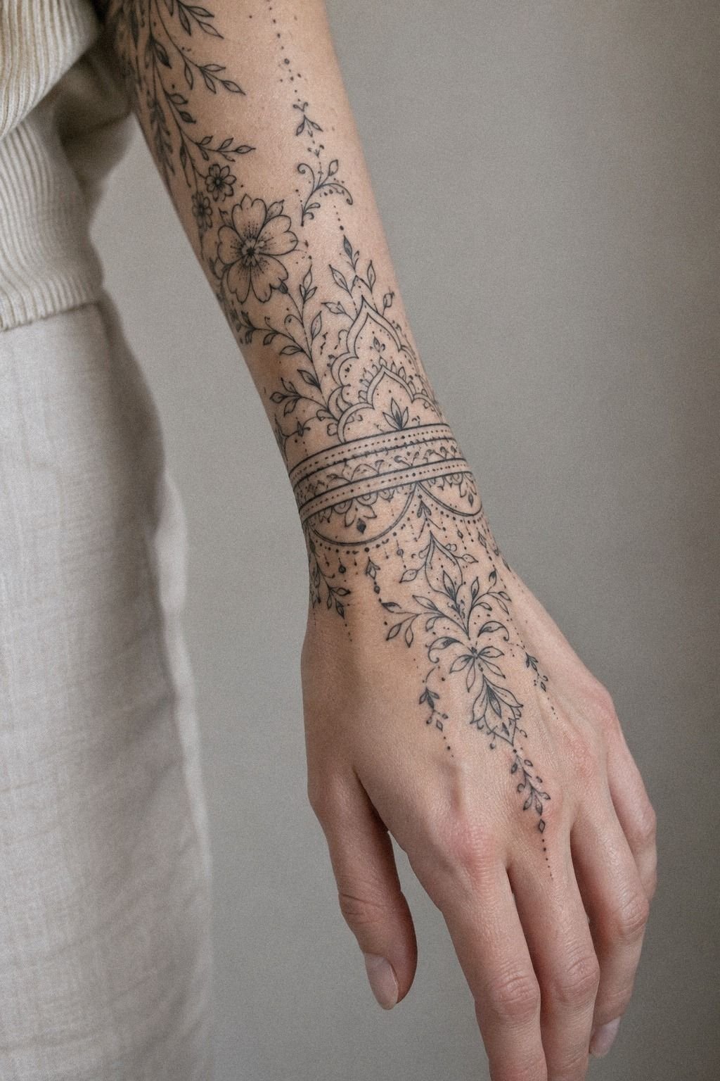 I Extended Mehndi Past The Wrist