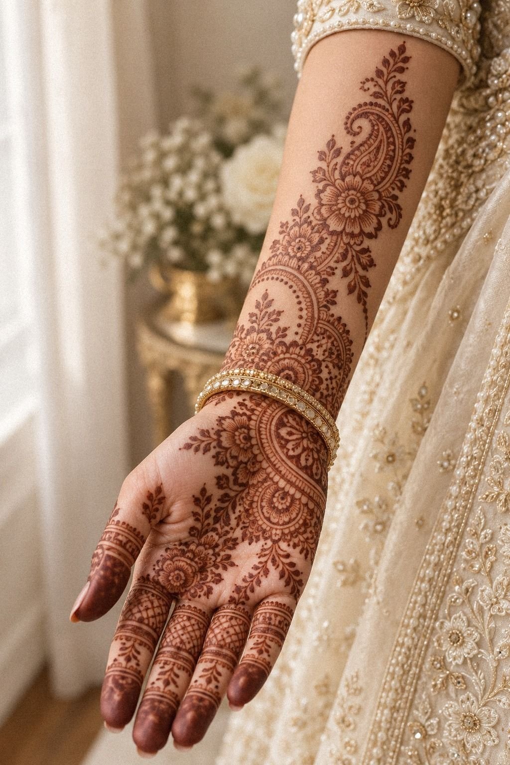 I Layered Lotus Details Near Thumbs