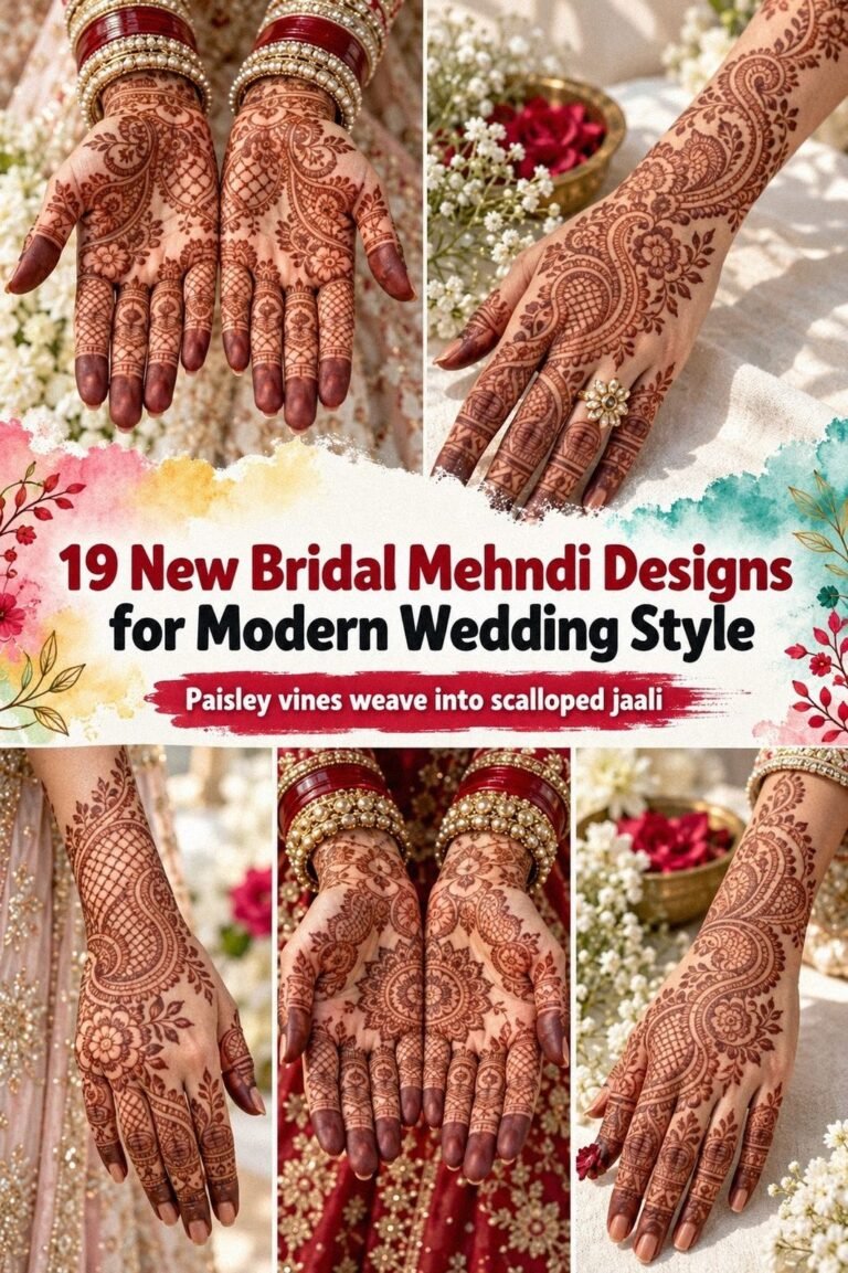 I Saw Bridal Mehndi Get Too Busy, These New Designs Read Clean
