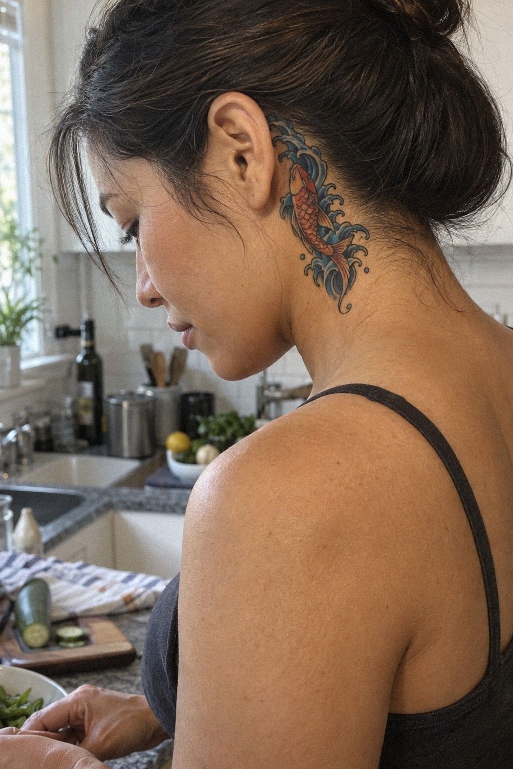 Let a Colorful Koi Turn Through Ocean Currents
