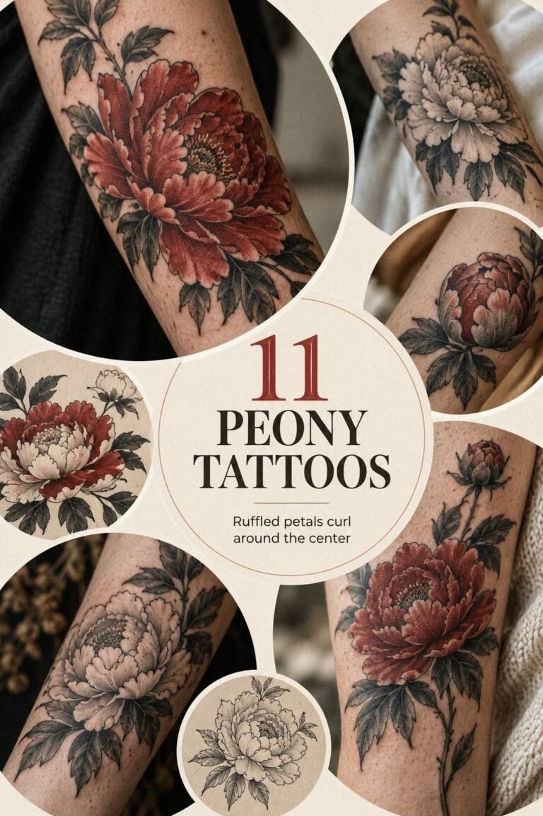 I Priced My Peony Tattoo Before Booking, It Fit My Budget
